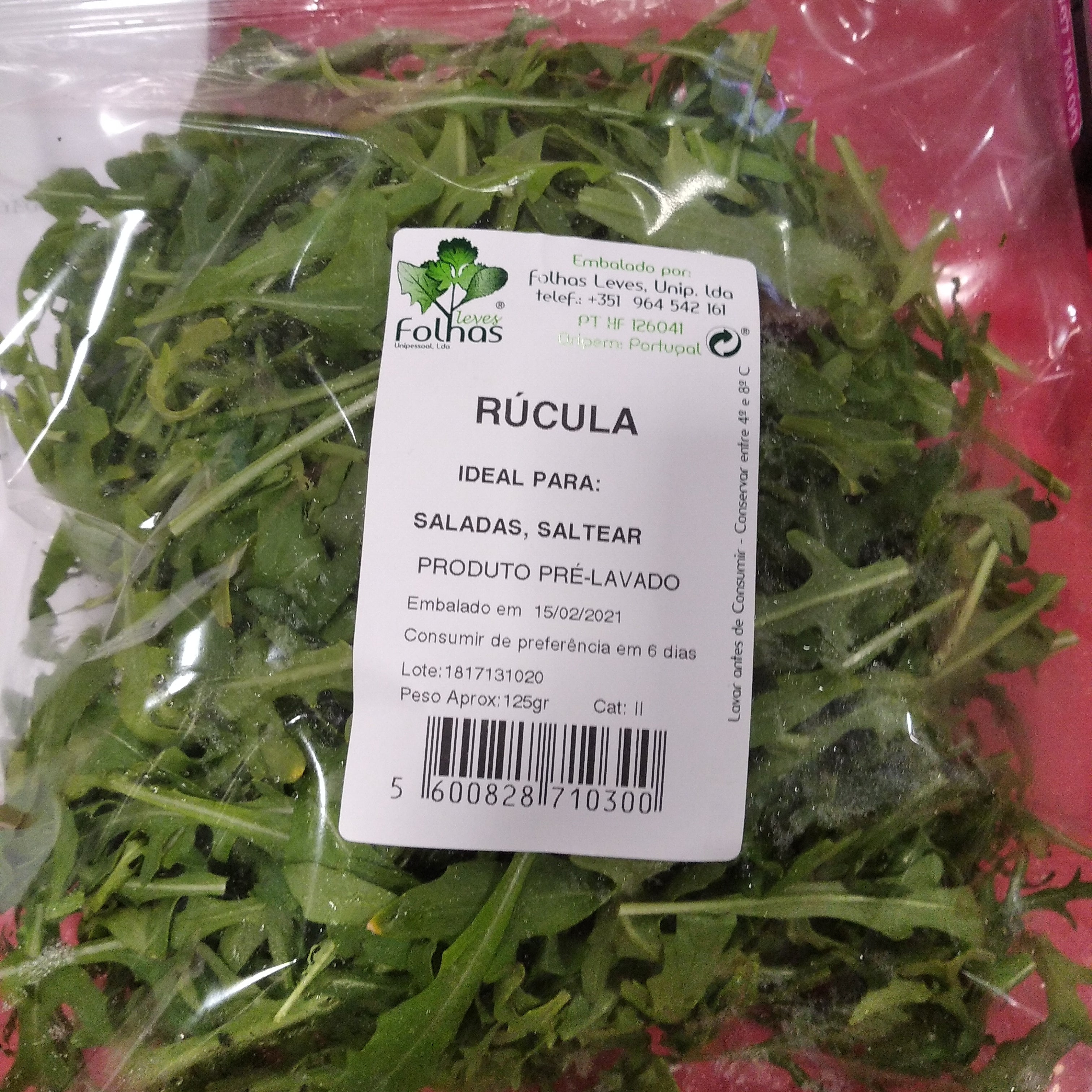 Rúcula 125g