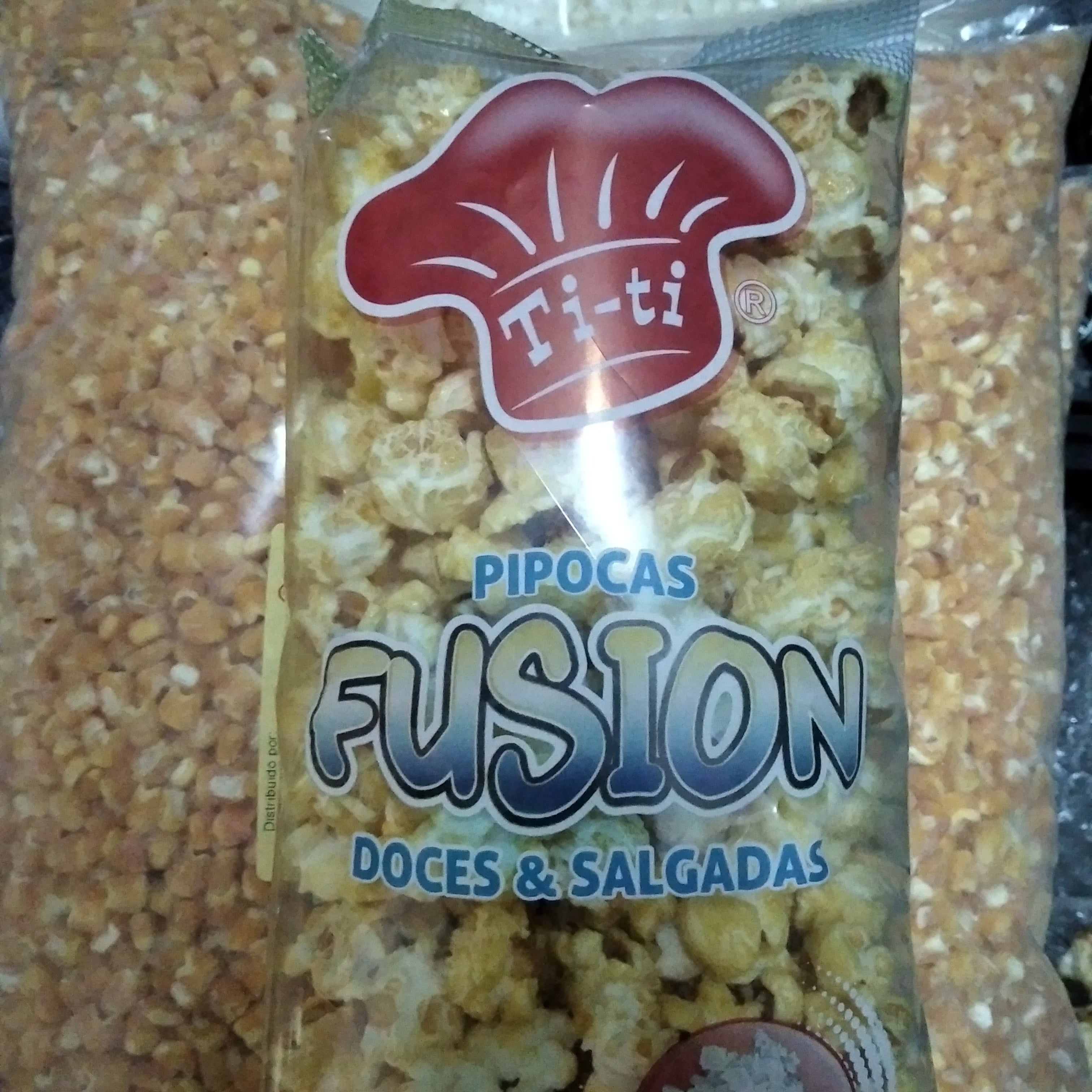 Pipocas fusion (doces e salgadas)65 gramas