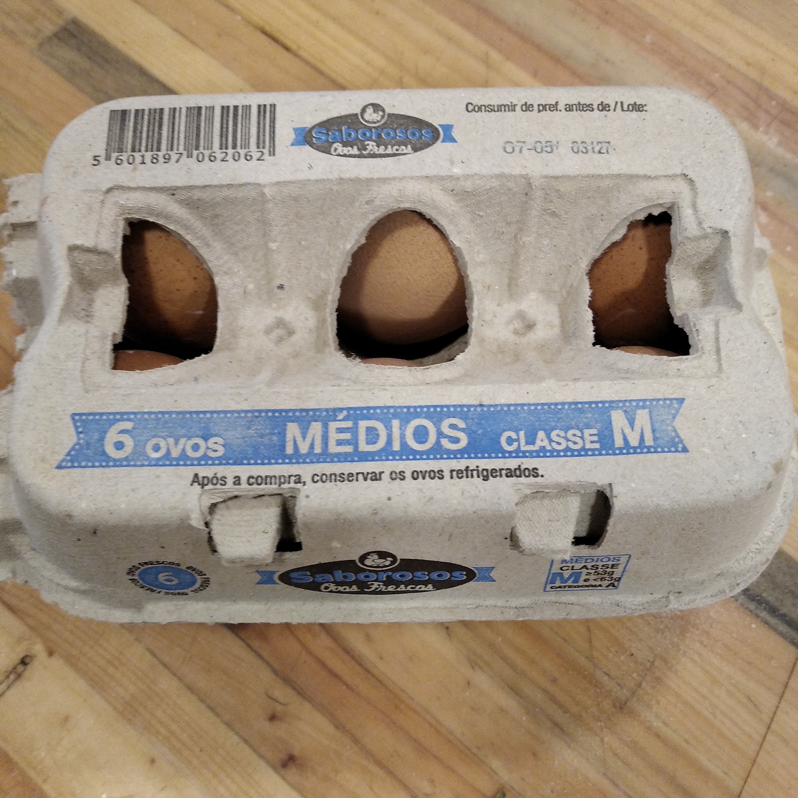 duzia de ovos classe "M"